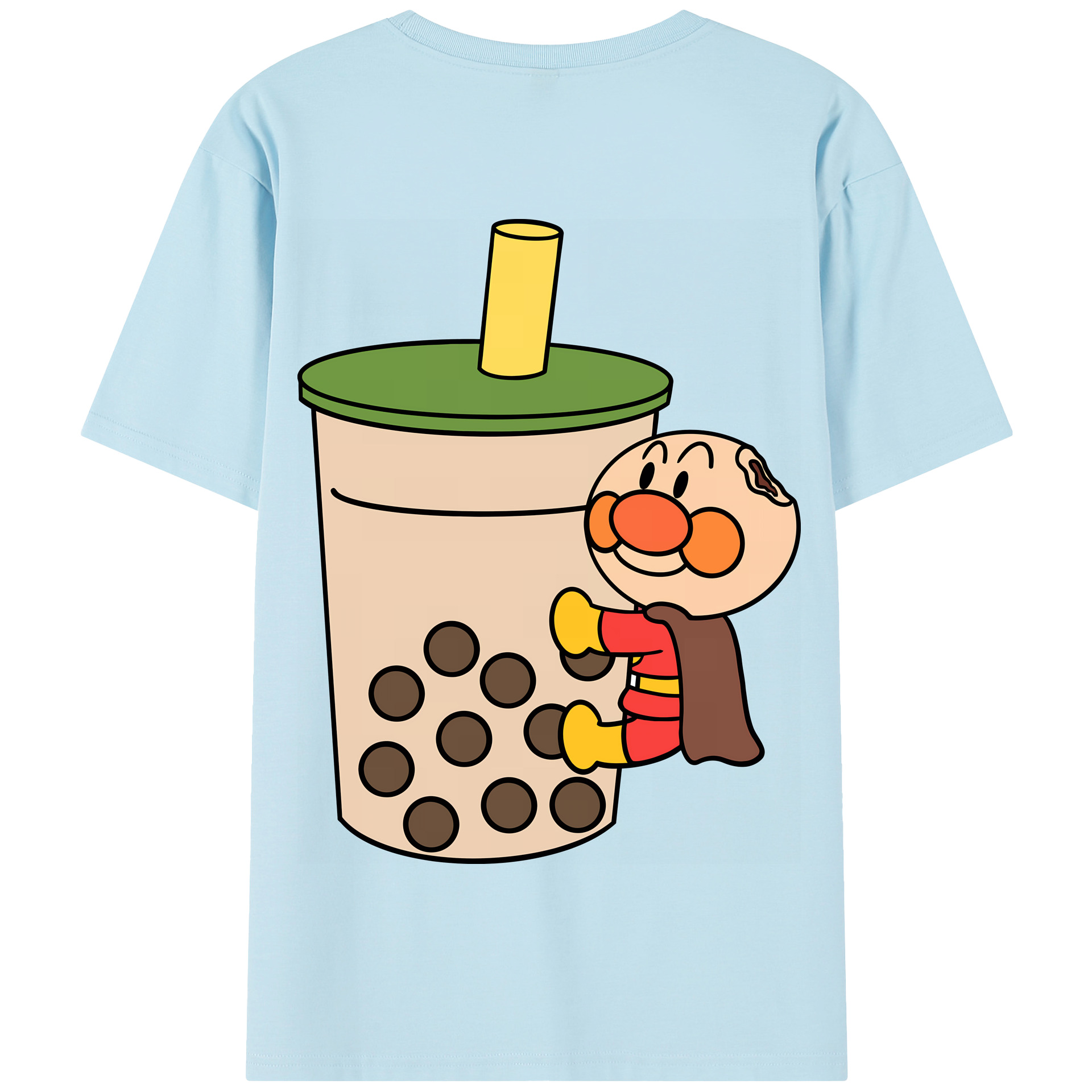 （画像用） アンパンマン Anpanman 綿100％半袖Tシャツ（背面プリント）